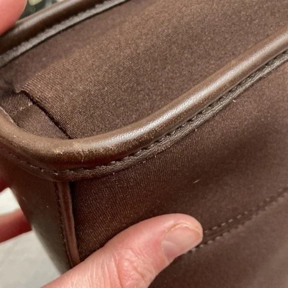 Coach vintage neoprene and leather tote bag - Picture 9 of 13